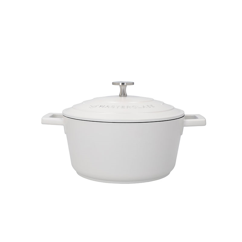 Cast Aluminium Casserole Dish, 2.5L, Cream-2