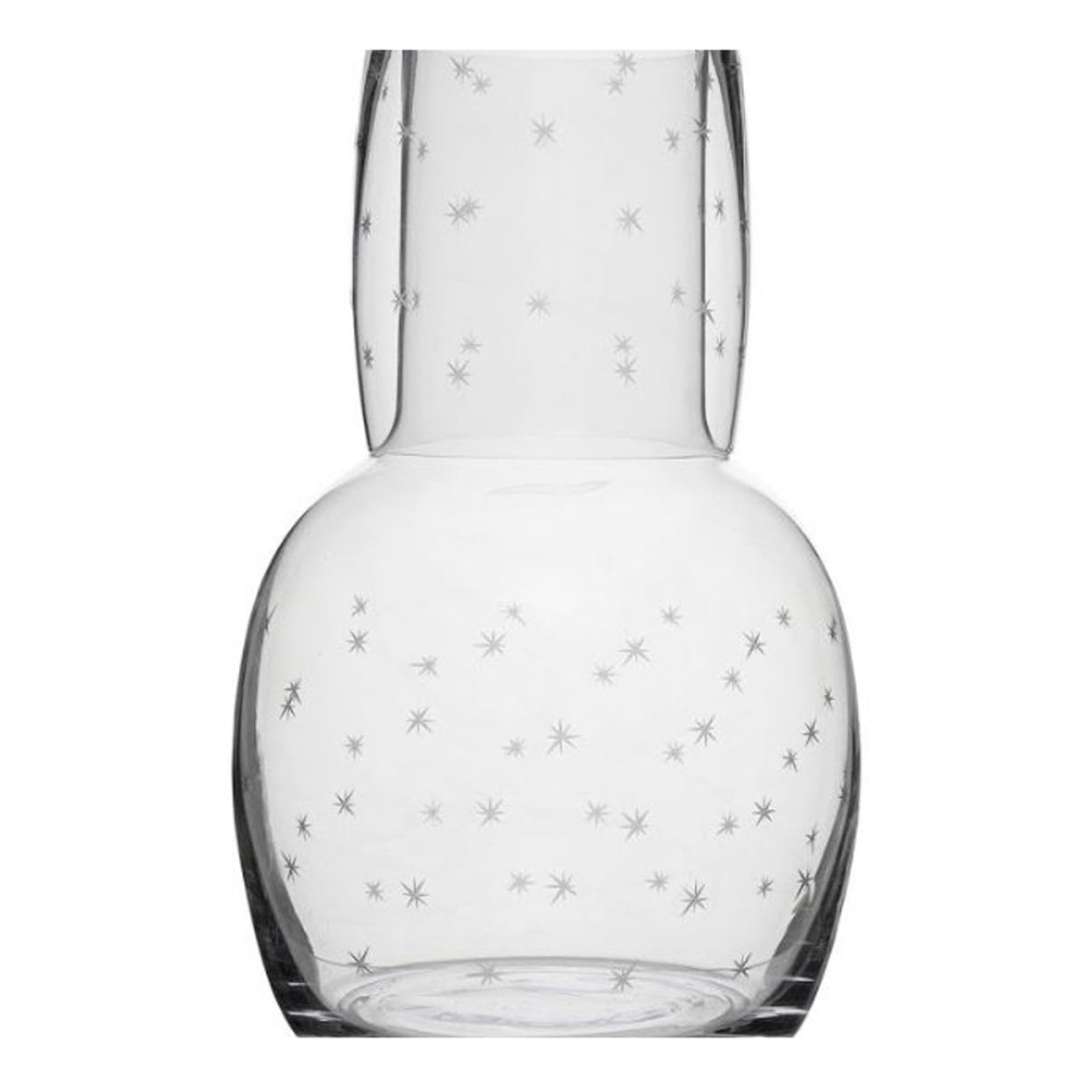 Stars Carafe and glass, 1.3l, crystal-0