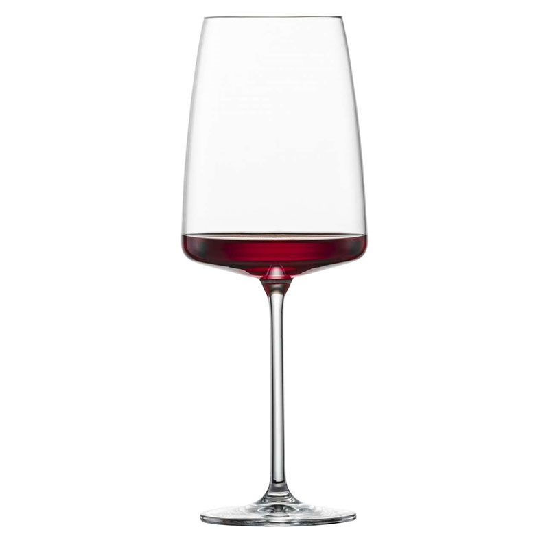 Vivid Senses Set of 2 Crystal All Round Wine Glasses, 535ml, Clear-2