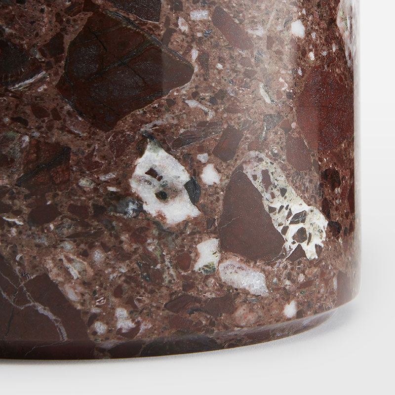 Pavel Ice Bucket, Red Marble-4