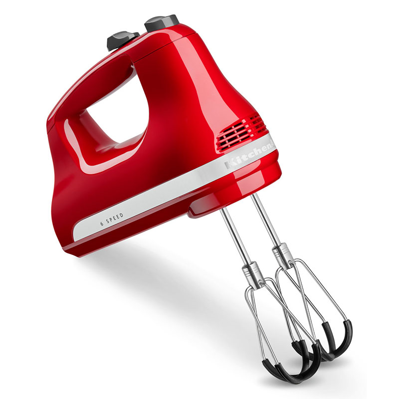 6 Speed Hand Mixer Flex Edge, Empire Red-0