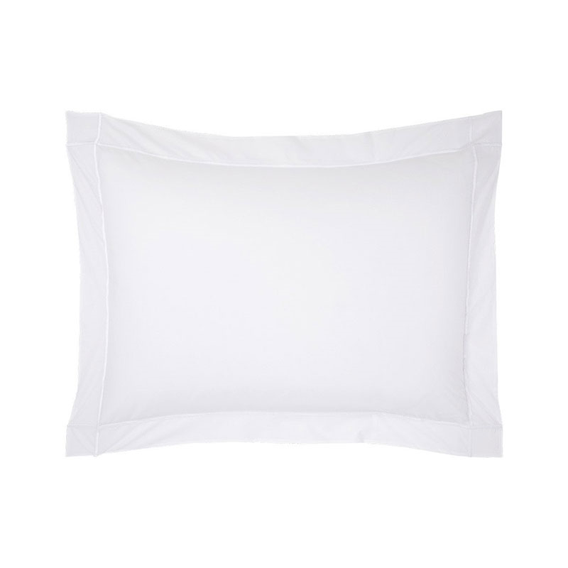 Athena - 500 Thread Count Cotton Percale Boudoir pillowcase, 30 x 40cm, Blanc-0