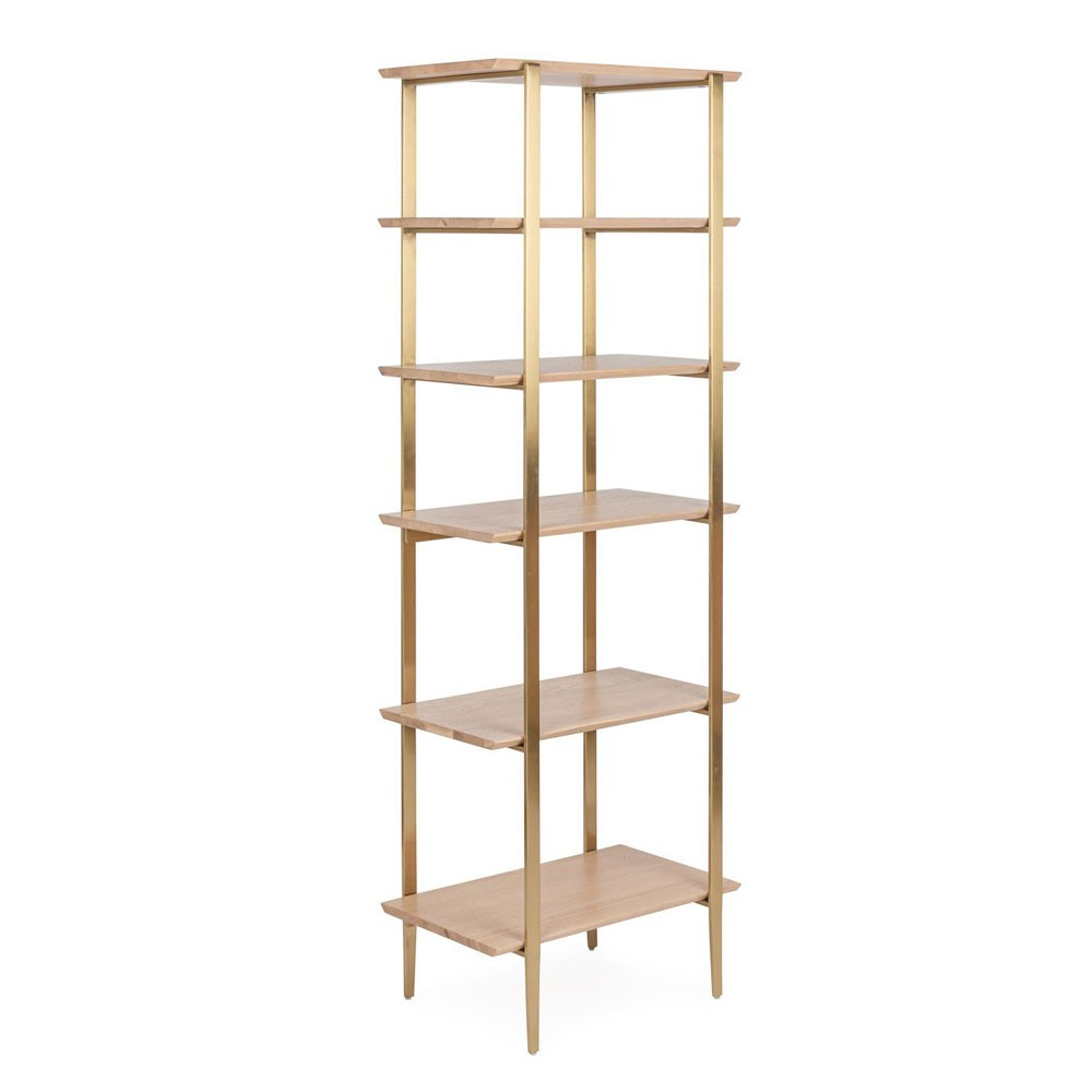 Crawford Narrow Shelving, 176 x W60cm, Light Oak-0