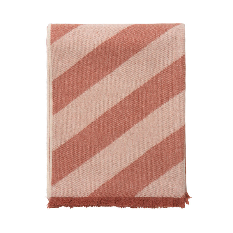 Fishbone Throw, H190cm x W130cm, Rusty Red-0