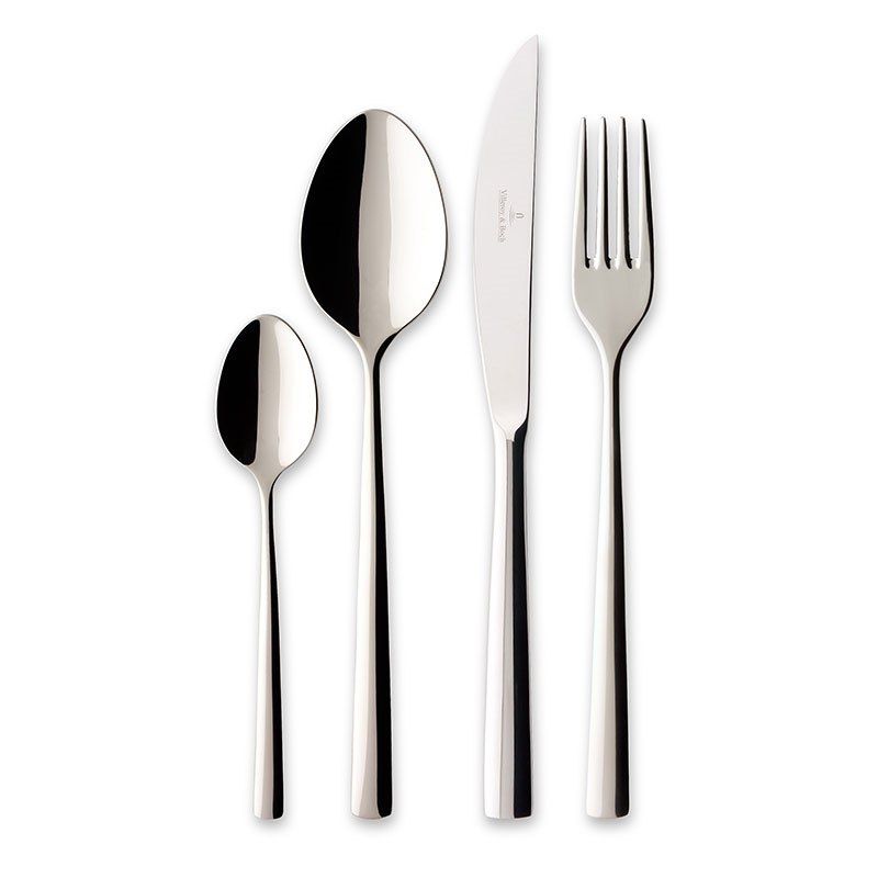 Piemont 24 piece cutlery set, Stainless Steel-0