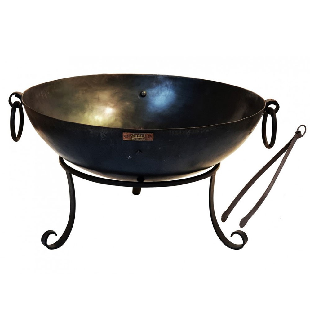 Tula Firepit with stand, Black-0