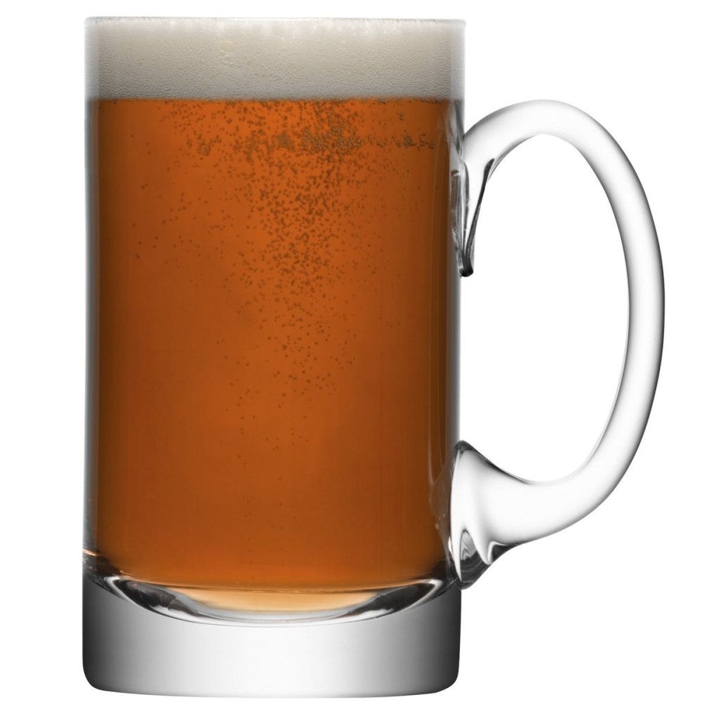 Bar Beer tankard, 0.75 litre, clear-0