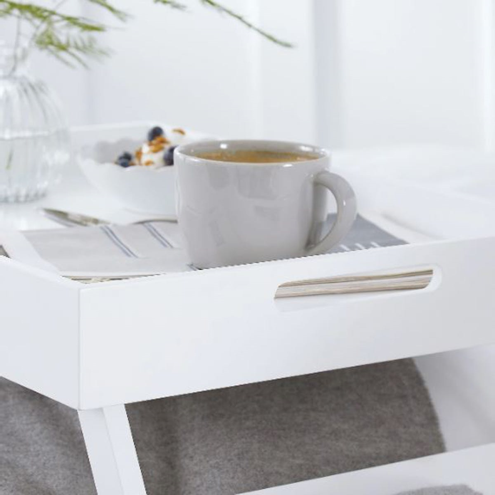 Breakfast in Bed Tray, Matte White-2