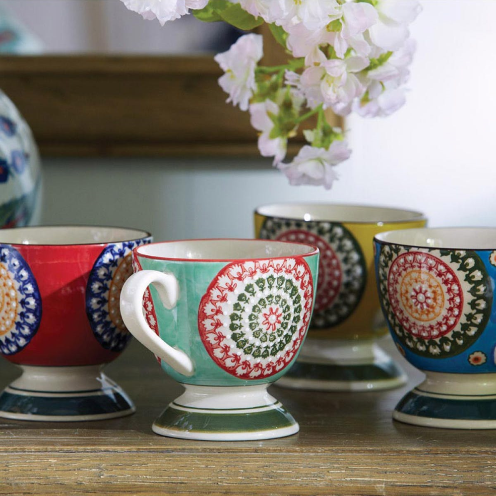 Florya Set of 4 mugs, H10cm-1