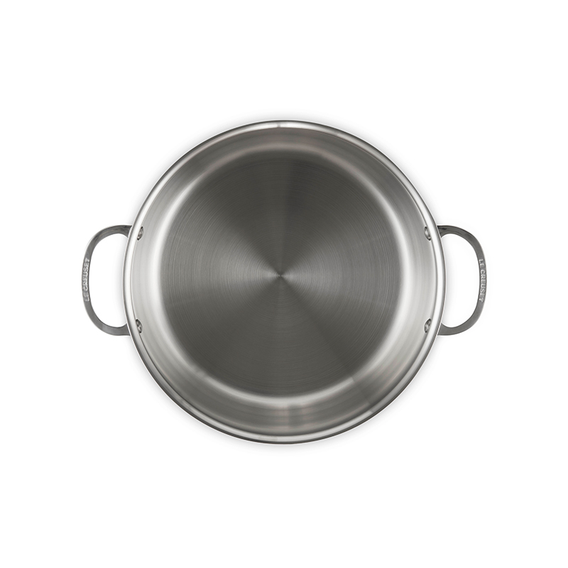 Signature Uncoated Stockpot with lid, 28cm, Stainless Steel-2