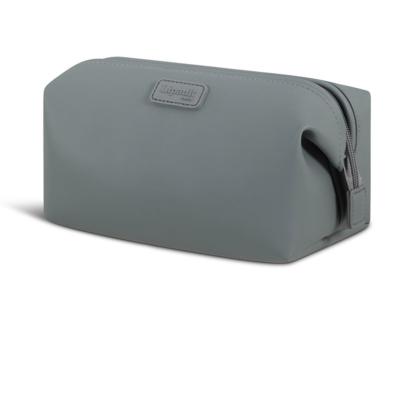 Lost In Berlin Toiletry Bag, H13 x L23 x W12cm, Cement Storm-1