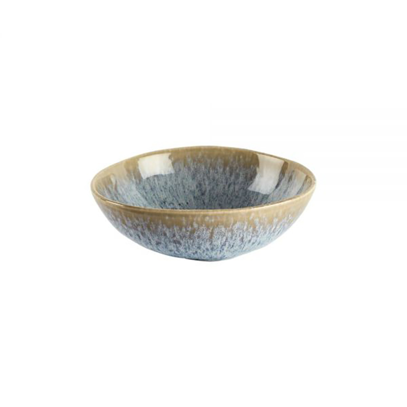 Lunar Dessert Bowl, W14.6cm x D5.4cm, Blue/Grey-0