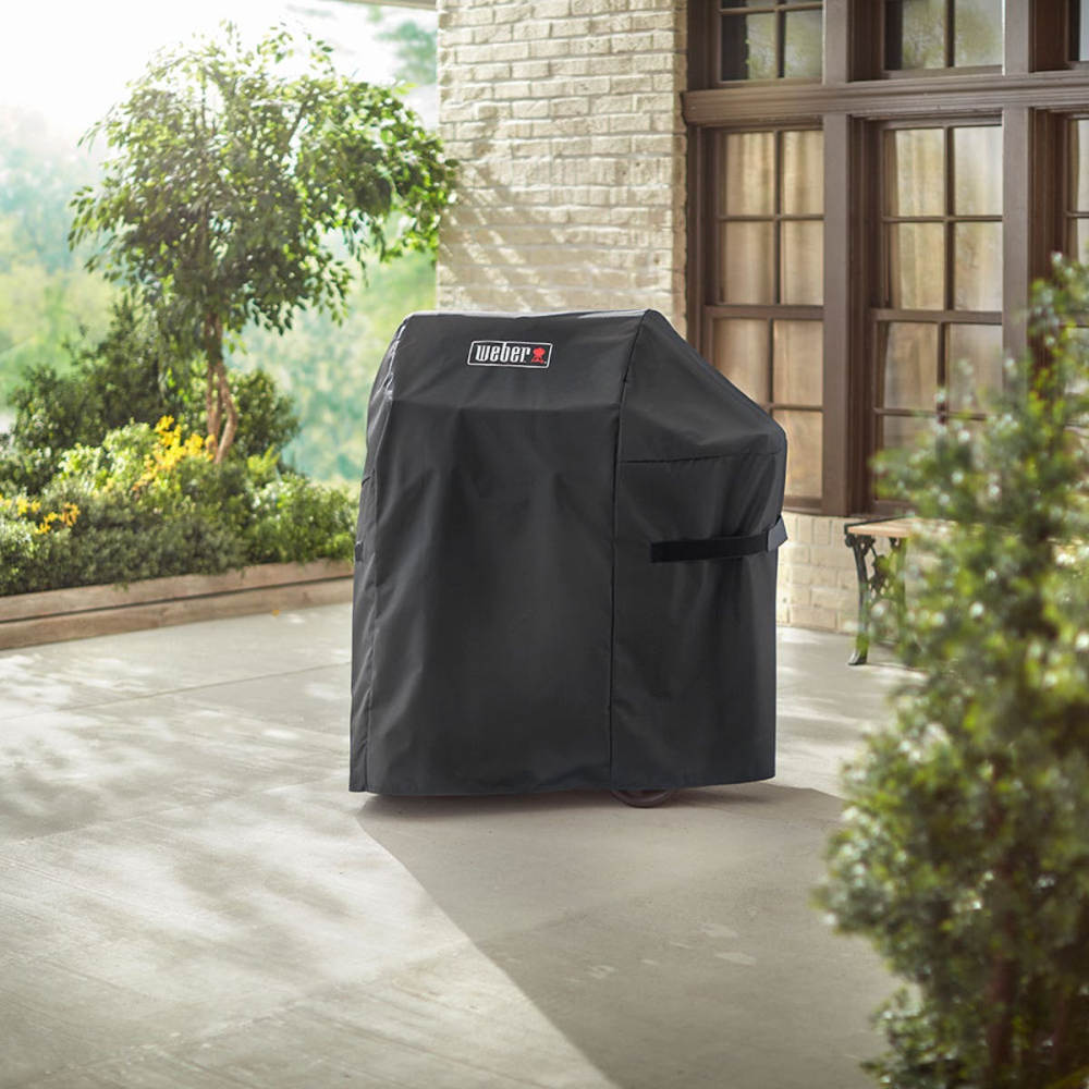 Grill cover premium - fits spirit II 200 & spirit E-210, H106.7 x W45.2 x D121.9cm, Black-3