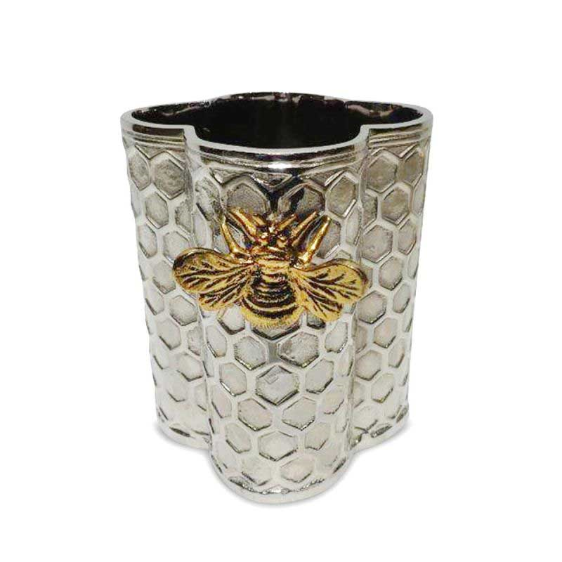 Bee Wine Cooler, H19cm, Silver-0