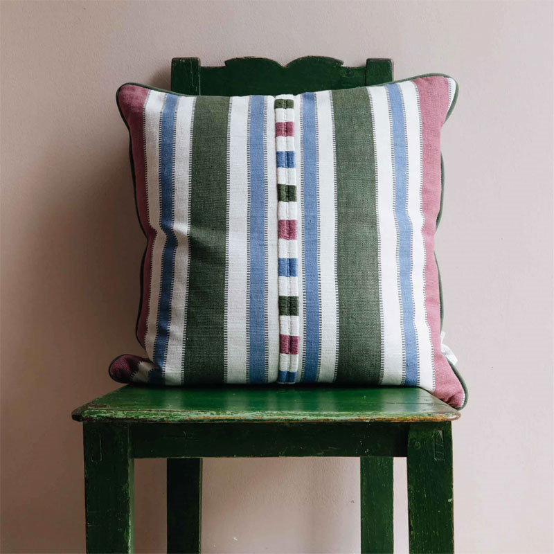 Raya Cushion, 50 x 50cm, Pink Green-0