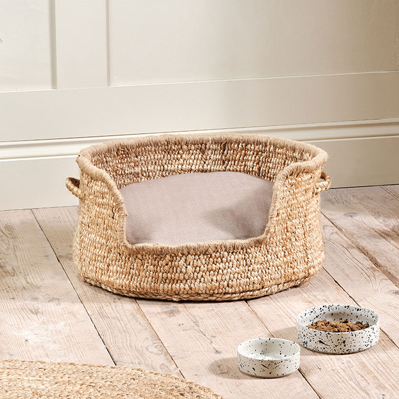 Jaiyuh Hemp Pet Bed, 55 x 70cm, Natural-0