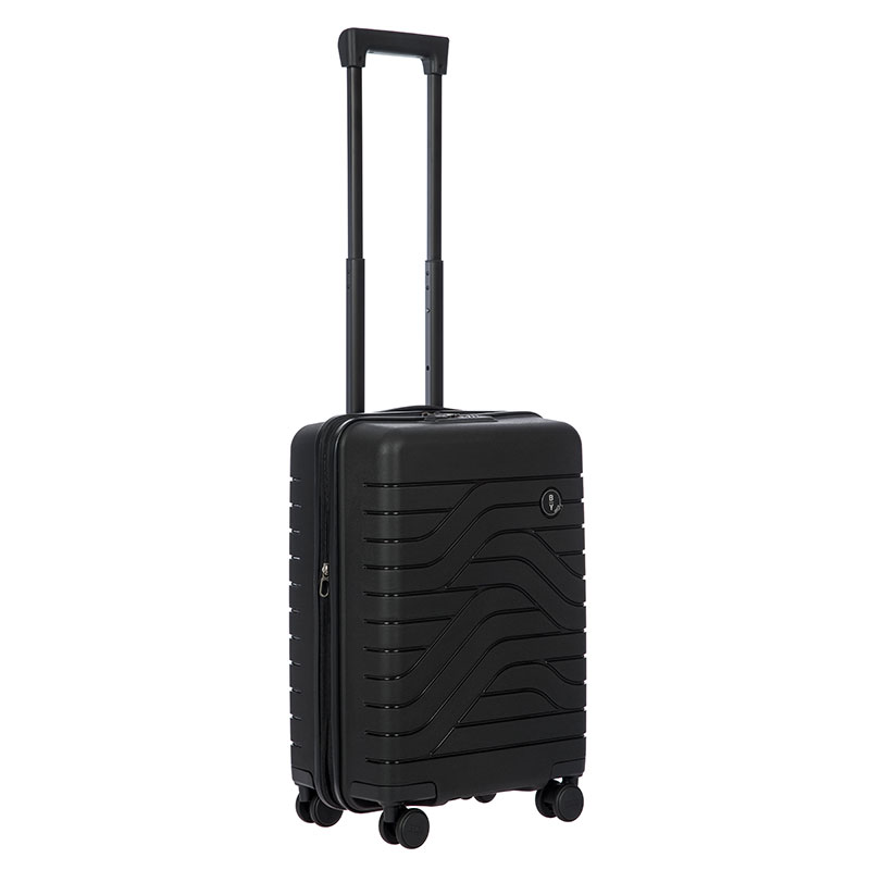 Ulisse Expandable Suitcase, H55 x W23 x L37cm, Black-1