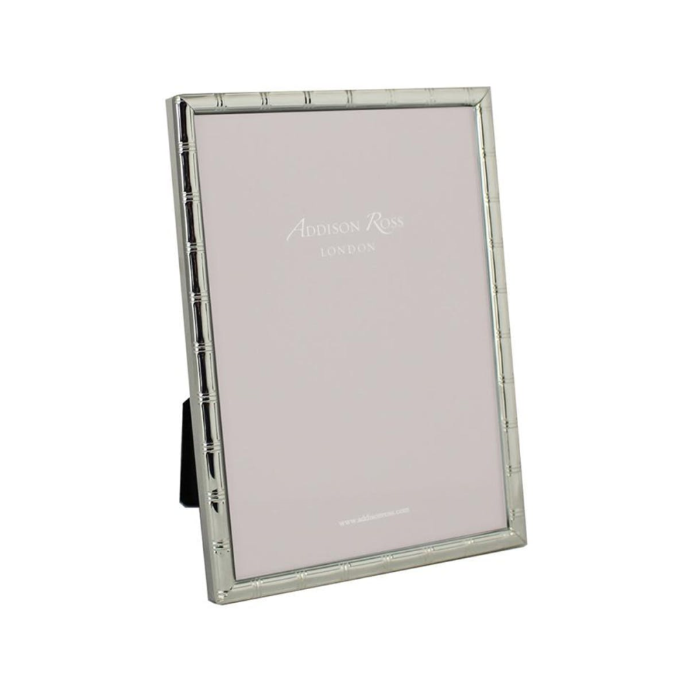 Cane Photograph frame, 5 x 7'', Silver Plated-0