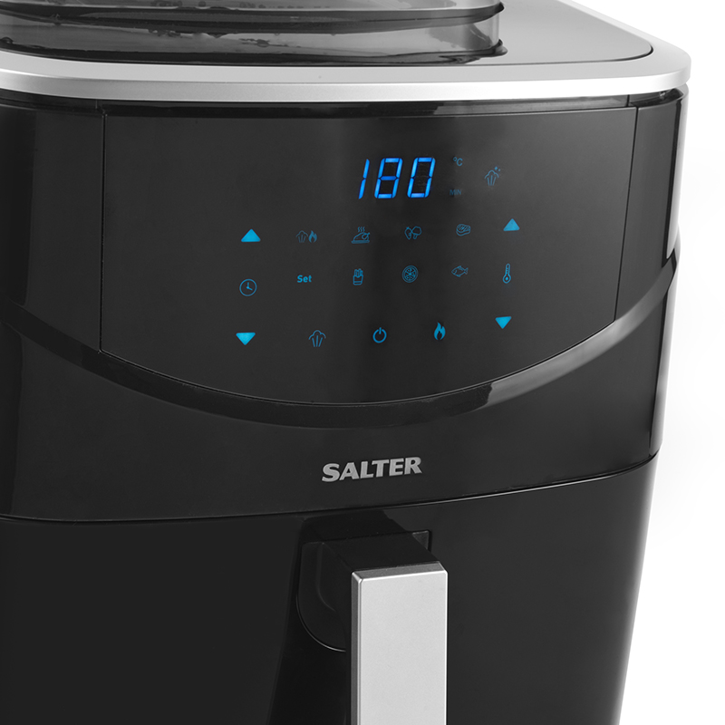 XL Digital Steam Air Fryer, 6.5, Black-4