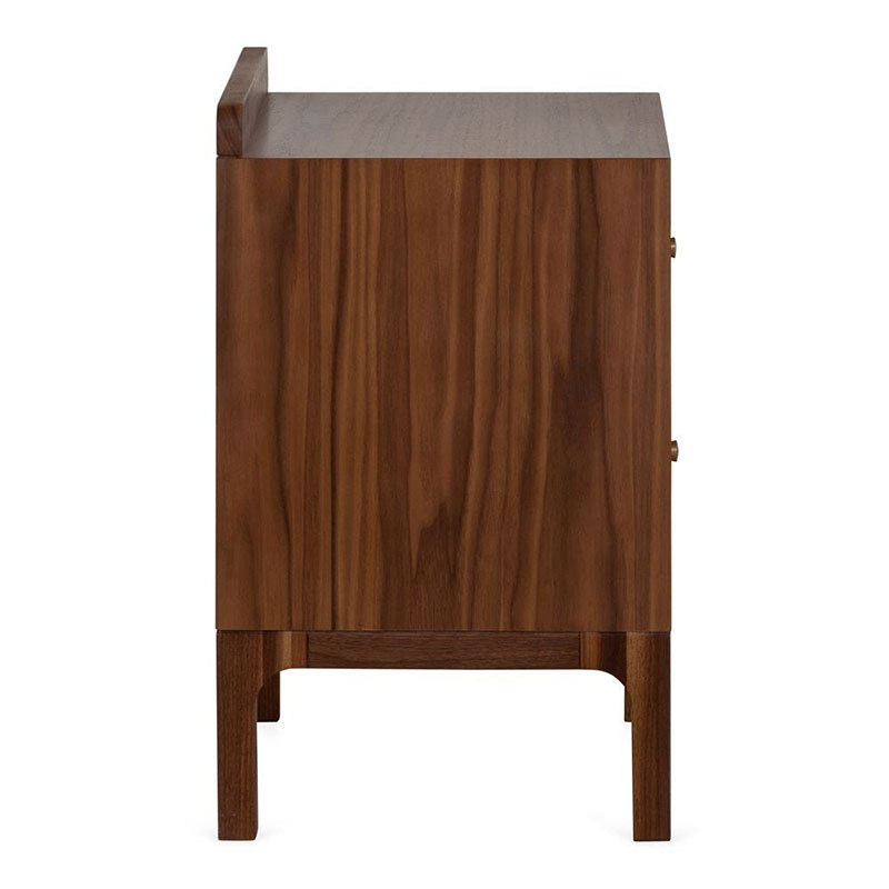 Artie Bedside Table, H56cm, Walnut-2