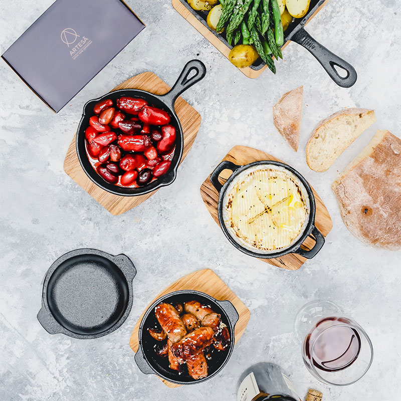 Mini frying pan, 11.5 x 16cm, Cast Iron-6