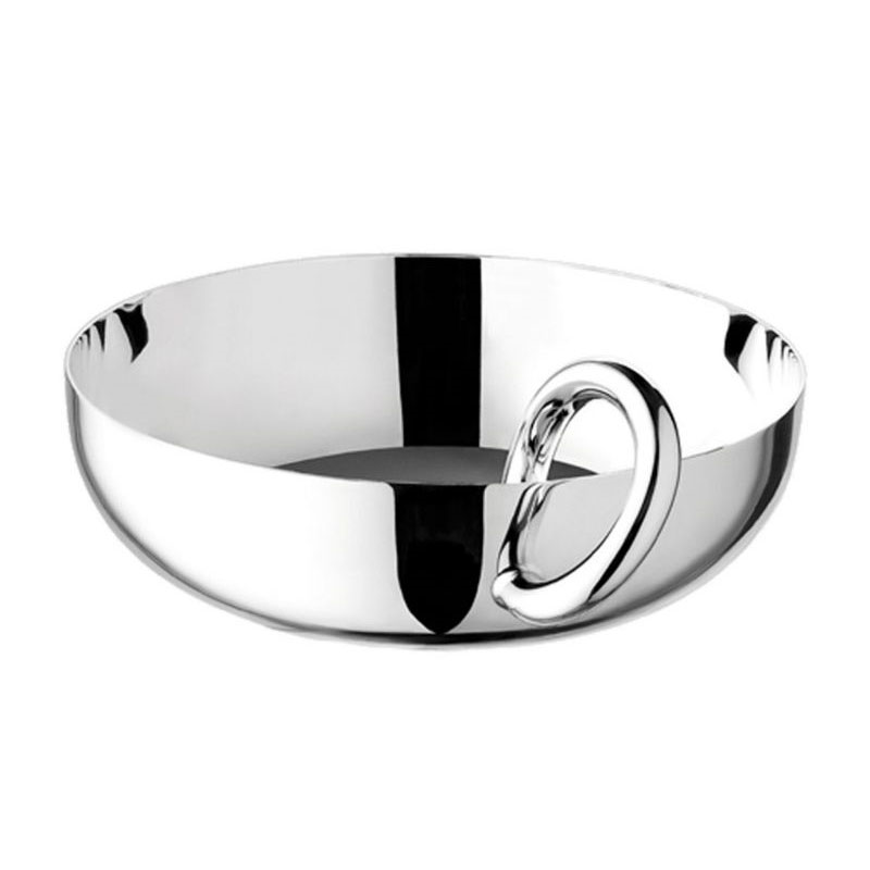 Vertigo Bowl with bangle, 12cm, Christofle Silver-0