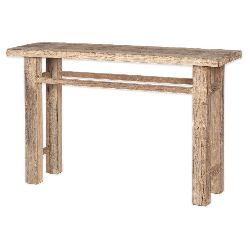 Ibo Reclaimed Wood Console Table, Natural-4