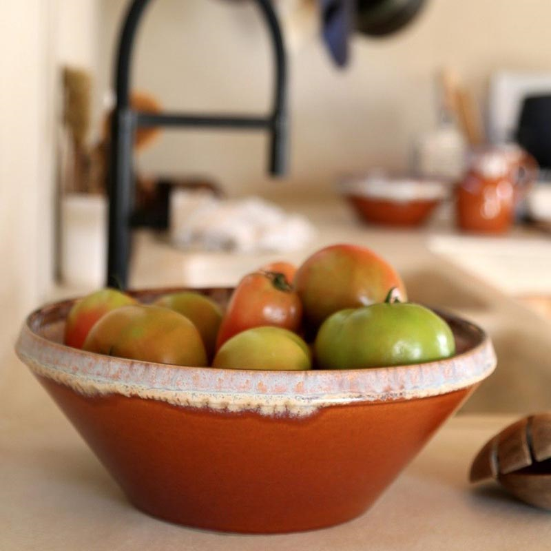 Poterie Serving Bowl, D32cm, Caramel Latte-2