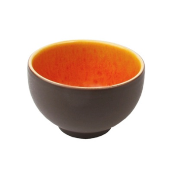 Tea Bowl, Tourron, Orange,  Set of 6-0