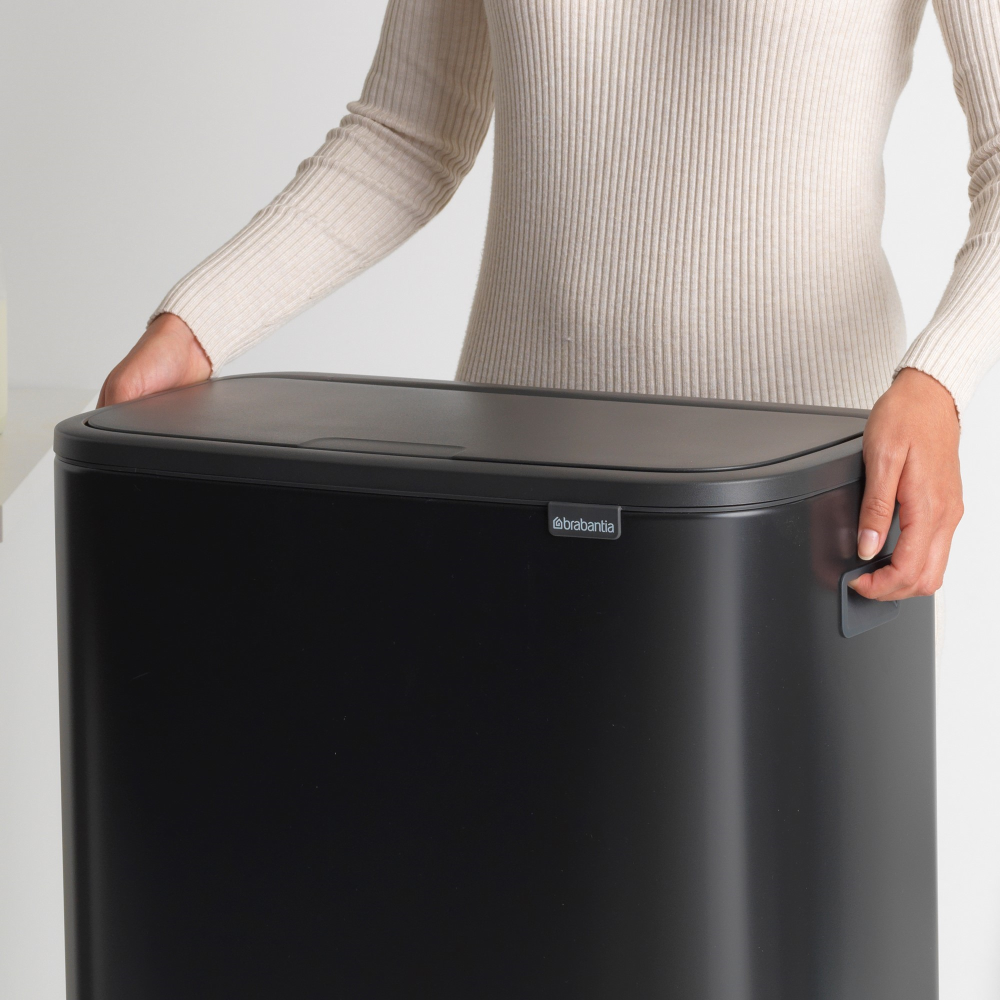 Bo Touch bin, 30 litre, Matt Black-13