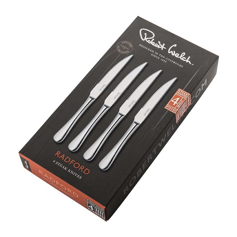 Radford Set of 4 Steak Knives, Stainless Steel-1