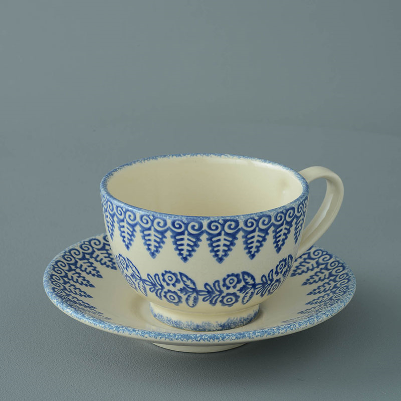 Lacey Blue Cup and saucer-1