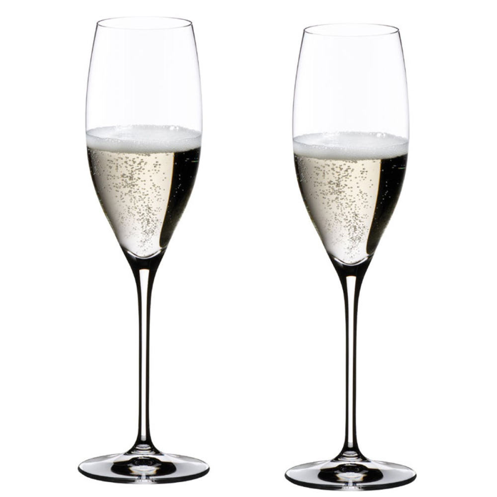 Vinum Pair of cuvee prestige Champagne flutes, H21.8 x D6.2cm - 23cl-0