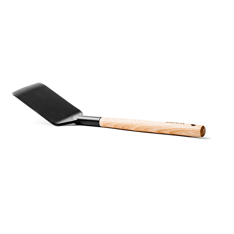 Mayflower Turner/Spatula with Ashwood Handle, 30cm, Light Brown-0