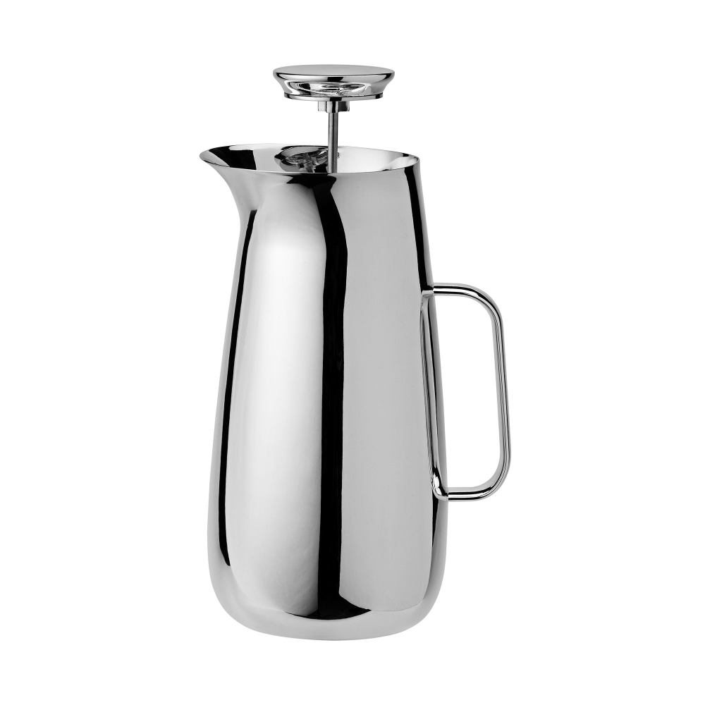 Foster by Norman Foster French press, H24cm - 1 litre, Stainless Steel-0