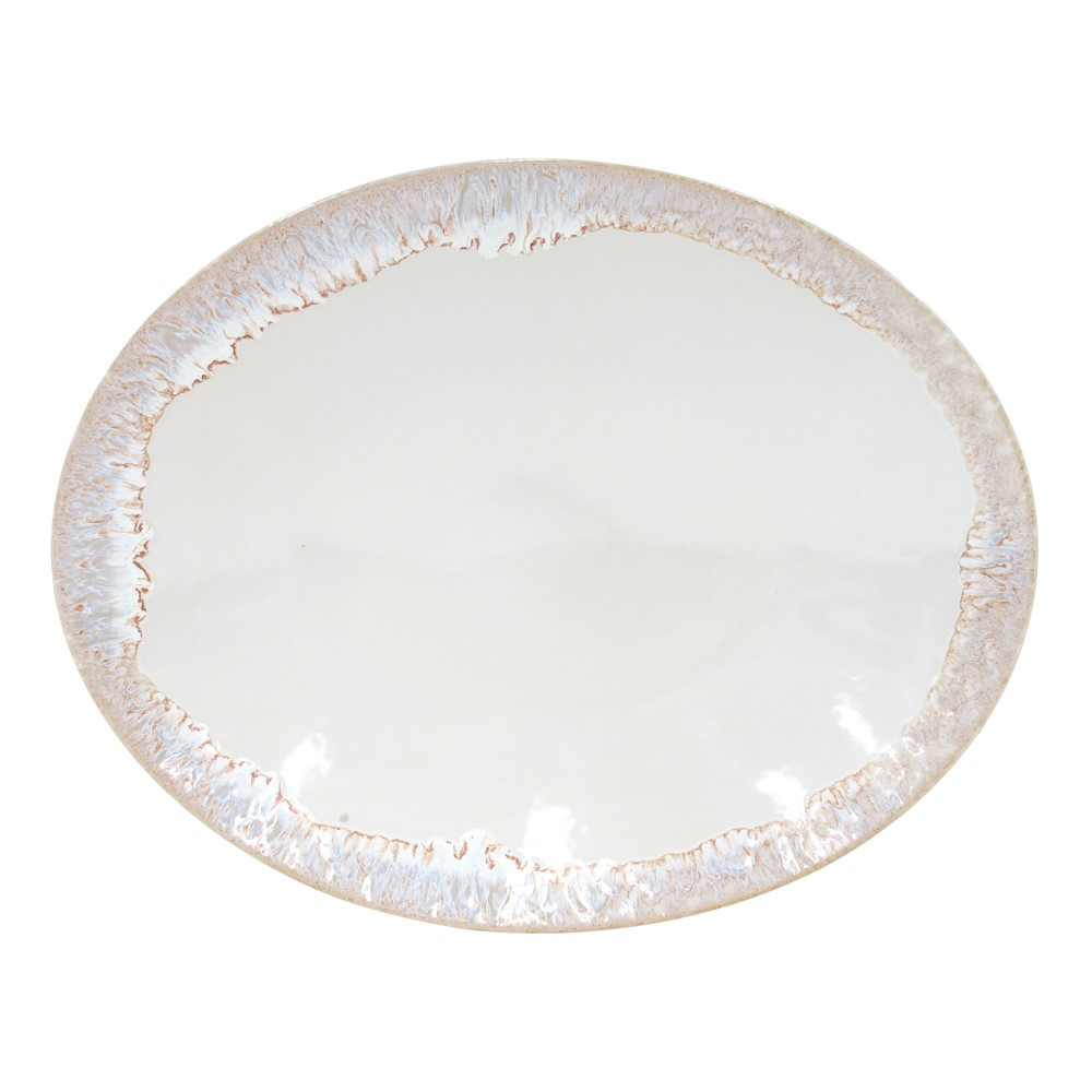 Taormina Oval platter, 41cm, white-0