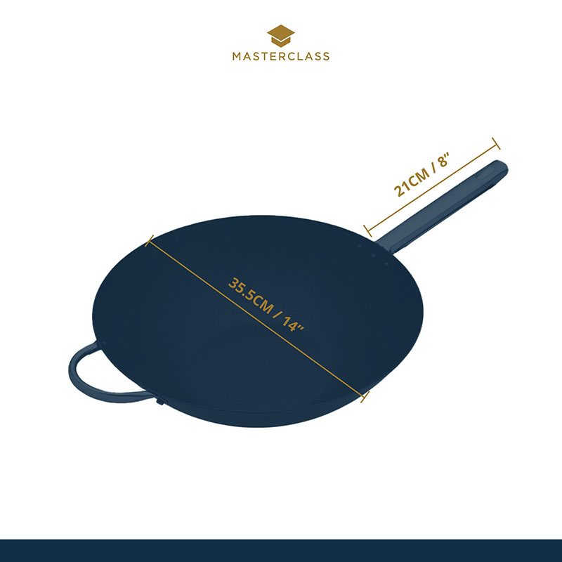 Professional heavy duty non-stick wok, 35.5cm / 14"-2