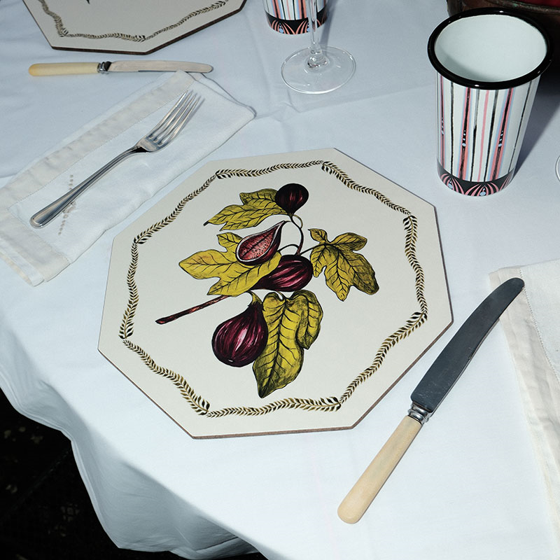 Bell Hutley Table Mat, 28 x 28cm, Figs-4