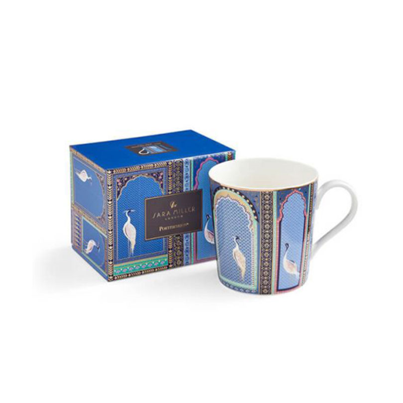 India Mug, 340ml, Indigo-0