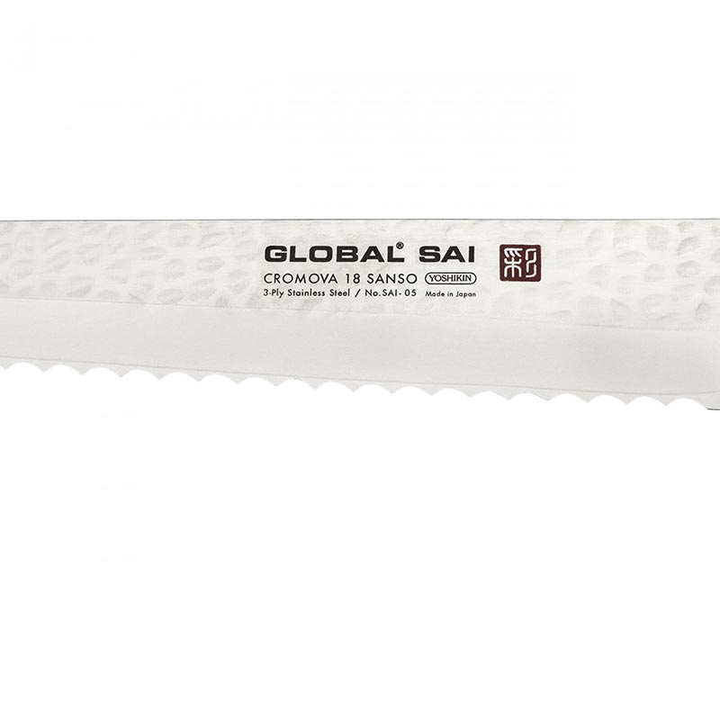 Sai Bread Knife, 23cm, Silver-1