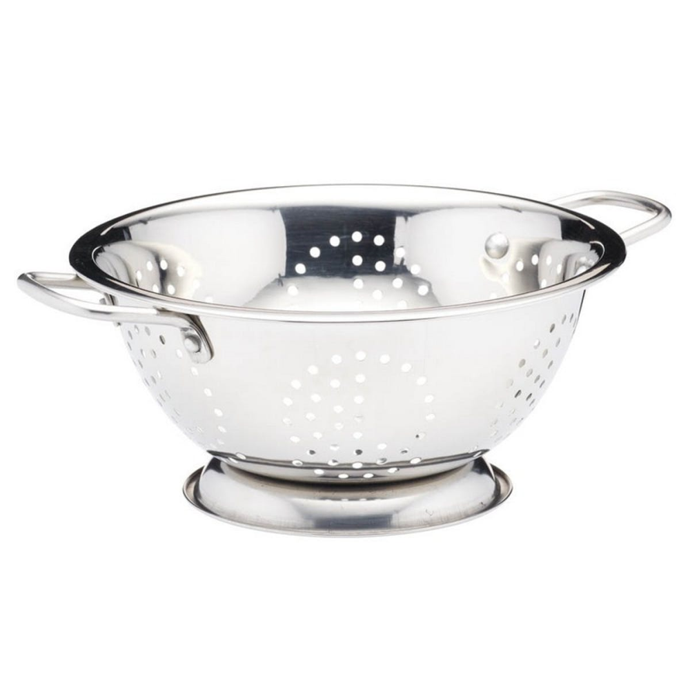 Colander, 24cm, Stainless Steel Twin Wire Handled-0