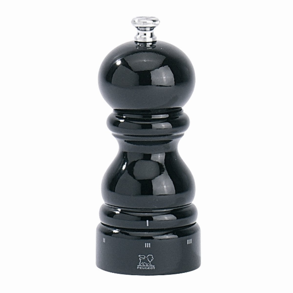 Paris u' Select Salt mill, 12cm, Black Lacquer Finish-0