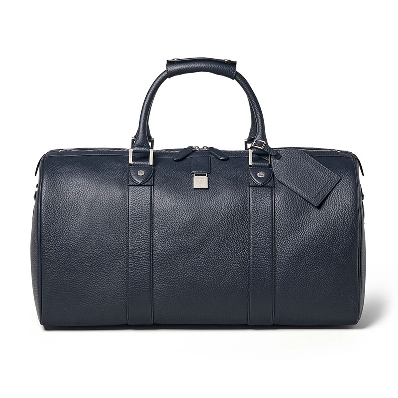 Boston Travel Bag, Navy Pebble-3