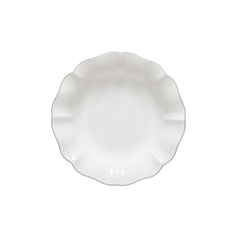 Rosa Set of 6 Pasta Bowls, D25cm, White-0