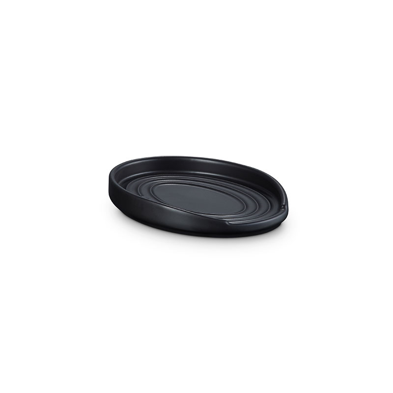 Oval Spoon Rest, Black-2