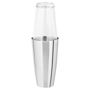 Cocktail Shaker, Boston, Steel, 17cm-0