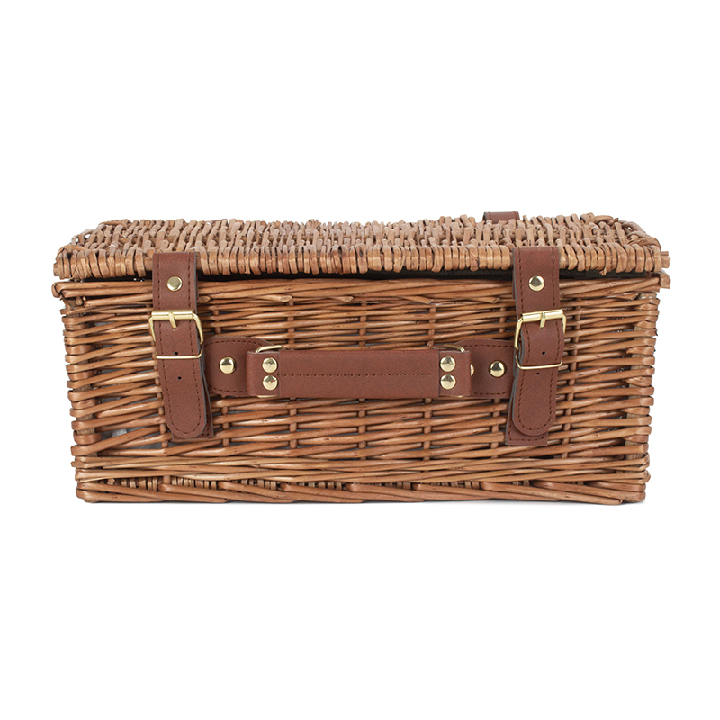 Tweed 2 Person Classic Picnic Hamper, Green-2