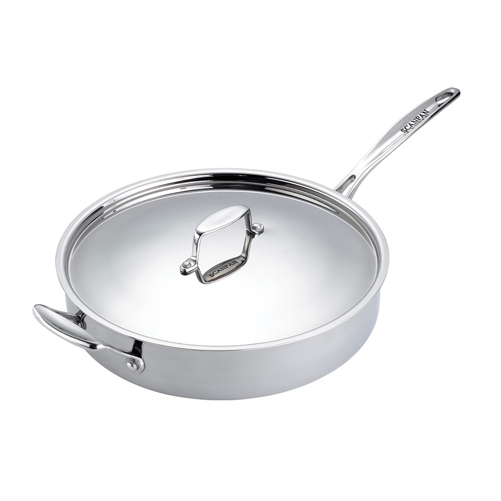 Fusion 5 Saute pan with lid, 3.1 litre - D26cm, stainless steel-0