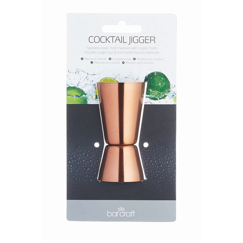 Multi Measure Cocktail Jigger, 25/50ml, Copper Finish-6