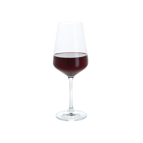 Cheers Set of 4 Red Wine Glasses, 450ml, Clear-1